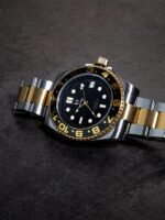 MSTR VO105SS - AUTO VOYAGER SILVER / BLACK & GOLD / SS BAND - Image 4