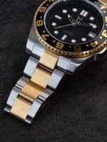 MSTR VO105SS - AUTO VOYAGER SILVER / BLACK & GOLD / SS BAND - Image 5