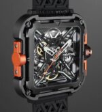 X SERIES X011-BLGO-W25BK 316L STAINLESS STEEL AUTOMATIC MECHANICAL SKELETON WRISTWATCH - Image 2
