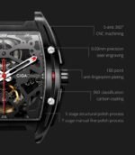CIGA DESIGN Z031-BLBL-15BK Z SERIES DLC AUTOMATIC MECHANICAL SKELETON WRISTWATCH - Image 7