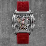CIGA DESIGN Z031-SISI-W15RE Z-SERIES 316L STAINLESS STEEL AUTOMATIC MECHANICAL SKELETON WRISTWATCH