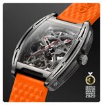 CIGA DESIGN Z031-TITI-W150G Z-SERIES TITANIUM AUTOMATIC MECHANICAL SKELETON WRISTWATCH - Image 3