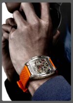 CIGA DESIGN Z031-TITI-W150G Z-SERIES TITANIUM AUTOMATIC MECHANICAL SKELETON WRISTWATCH - Image 4