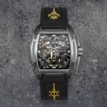 CIGA DESIGN Z031-TITI-W150G AIRCRAFT CARRIER AUTOMATIC MECHANICAL SKELETON WRISTWATCH