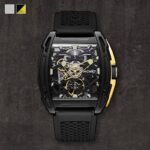 CIGA DESIGN Z062-BLGO-W5BK Z-SERIES EXPLORATION AUTOMATIC MECHANICAL SKELETON WRISTWATCH