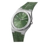 Date Master Series 40mm Leather Silver Green - Image 3