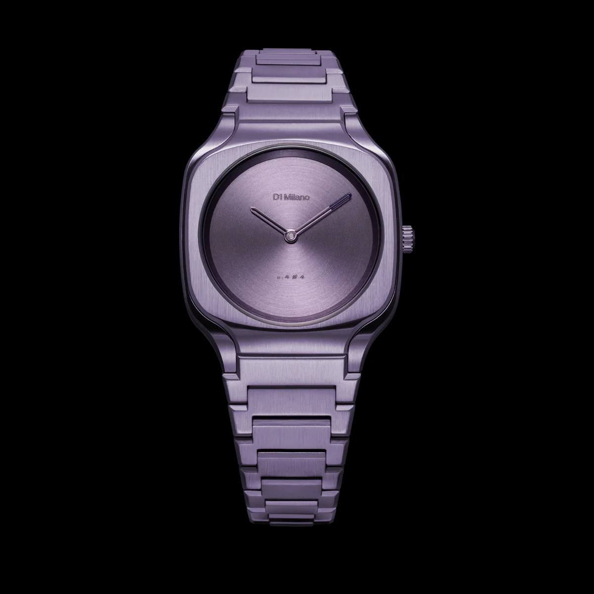 photo_2025-02-11_09-17-47 D1 MILANO SQBL02 SQUARE BRACELET 32MM - DISCO PURPLE - Image 1
