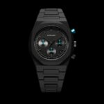 D1 MILANO PHBJ07 POLYCHRONO 40.5MM CHARACOAL BLACK