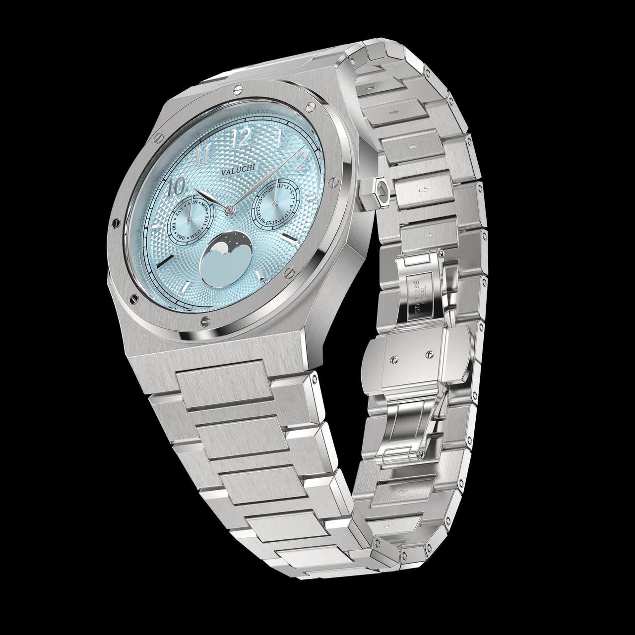 photo_2025-10-20_14-50-27 VALUCHI Dual Calendar Silver Ice - 40MM - Image 1