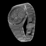 VALUCHI Dual Calendar Gunmetal Black-40MM
