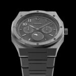 VALUCHI Dual Calendar Gunmetal Black-40MM - Image 4