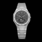 VALUCHI Dual Calendar Silver Black- 40MM - Image 2