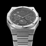 VALUCHI Dual Calendar Silver Black- 40MM - Image 4