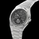 VALUCHI Dual Calendar Silver Black- 40MM - Image 6