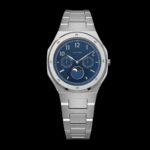 VALUCHI Dual Calendar Silver Blue- 40MM - Image 2