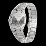VALUCHI Dual Calendar Silver Blue- 40MM - Image 3