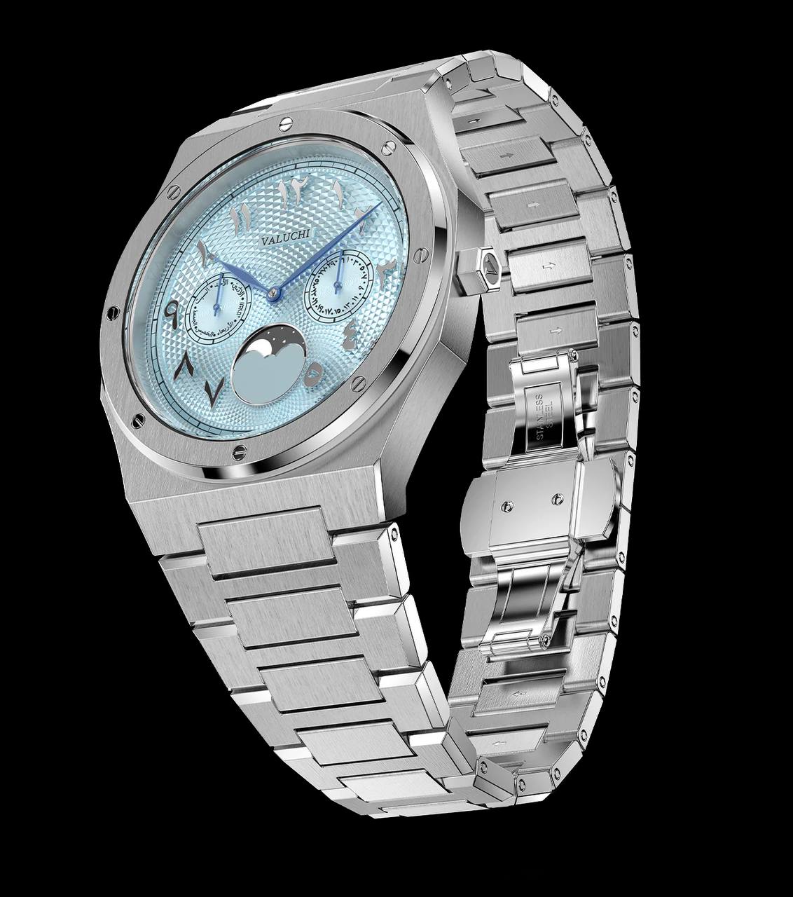 photo_2025-10-20_15-22-22 VALUCHI Dual Calendar Limited Silver Ice Blue-40MM - Image 1