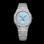VALUCHI Dual Calendar Limited Silver Ice Blue-40MM - Image 2