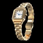 Valuchi Quadris Yellow Gold White 21mm