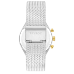 TAYROC SYDNEY SILVER GOLD / SILVER MESH STRAP 36mm - Image 3