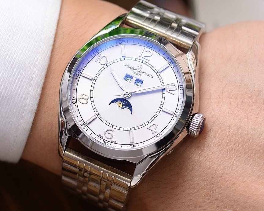 Vacheron Constantin 42 Steel Bracelet Tourbillon Celestial Men’s Watch.