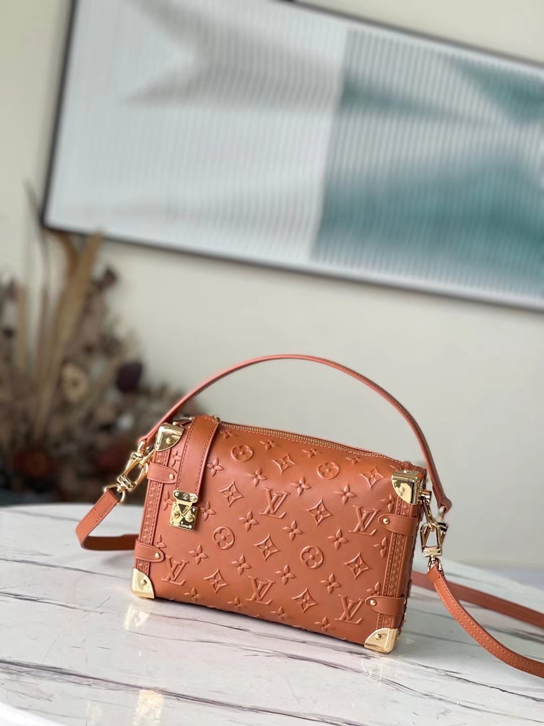 LOUIS VUITTON HANDBAG  orange