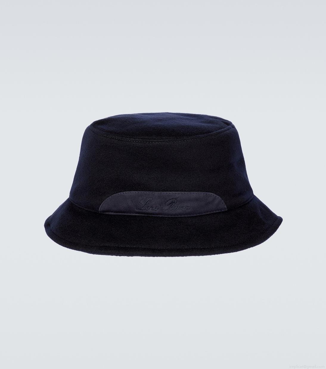 Loro PianaCashmere bucket hat
