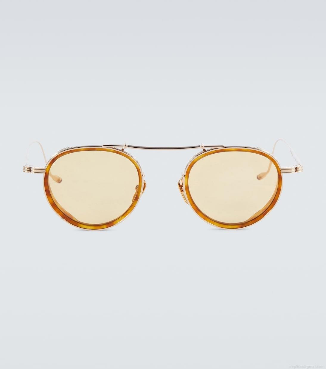 Jacques Marie MageApollinaire browline sunglasses