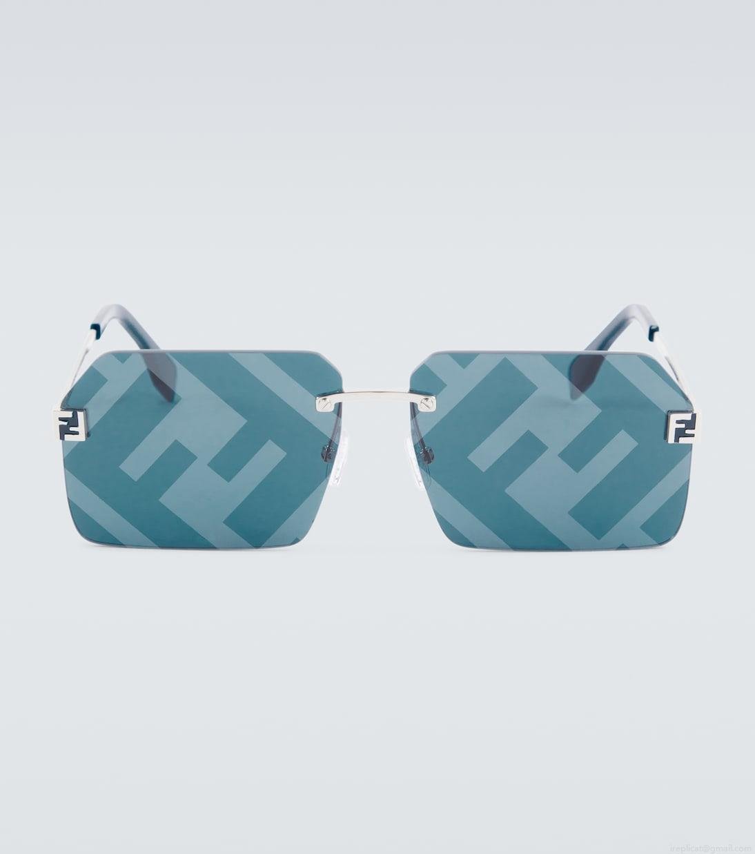 FendiFendi Sky rectangular sunglasses